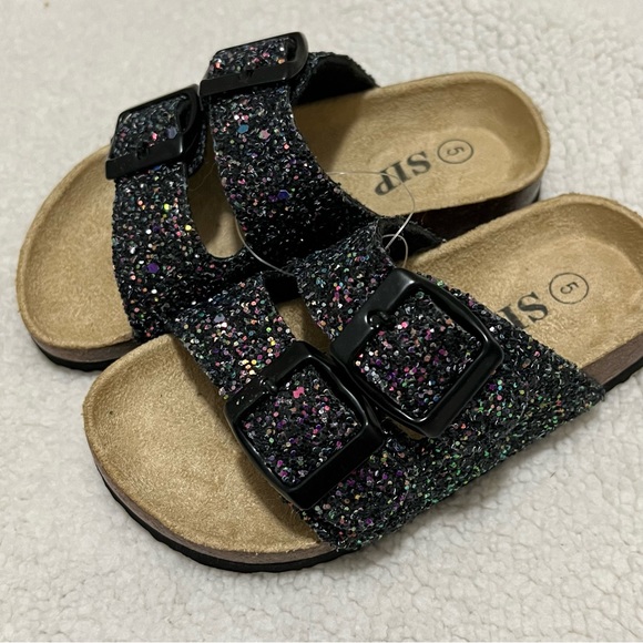 🆕NWOT Sparkle in Pink “Birkley” sandals toddler girls size 5 - Picture 4 of 8